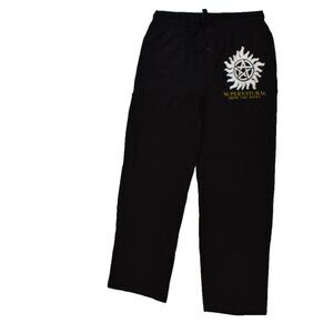 Supernatural Join The Hunt Mens Anti-Possession Symbol Pajama Sleep Pants New M